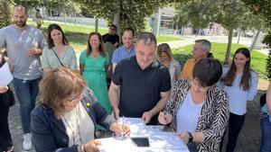 Ballart, Martínez y Lluís firman el acorde de gobierno en Terrassa 