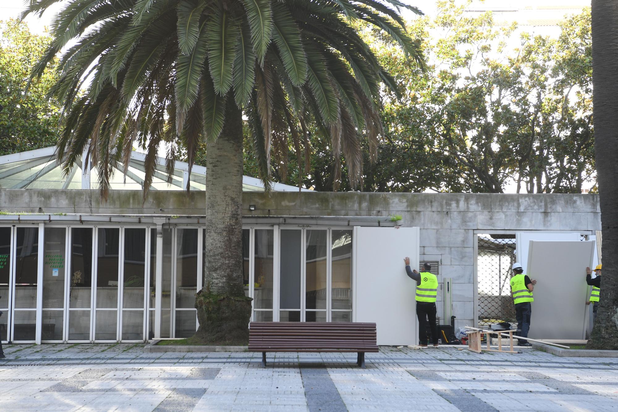 La cafetería Copacabana, en obras