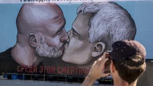 Cartel de Guardiola y Mourinho en el Primavera Sound.