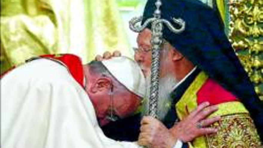 El Papa se compromete a unificar las iglesias católica y ortodoxa