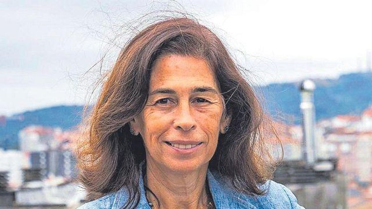 Elena González, CEO de Delcae, en la sede de EL CORREO GALLEGO.