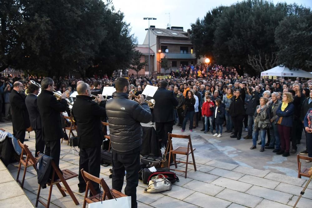 Marxa silenciosa contra l''atac feixista al poble