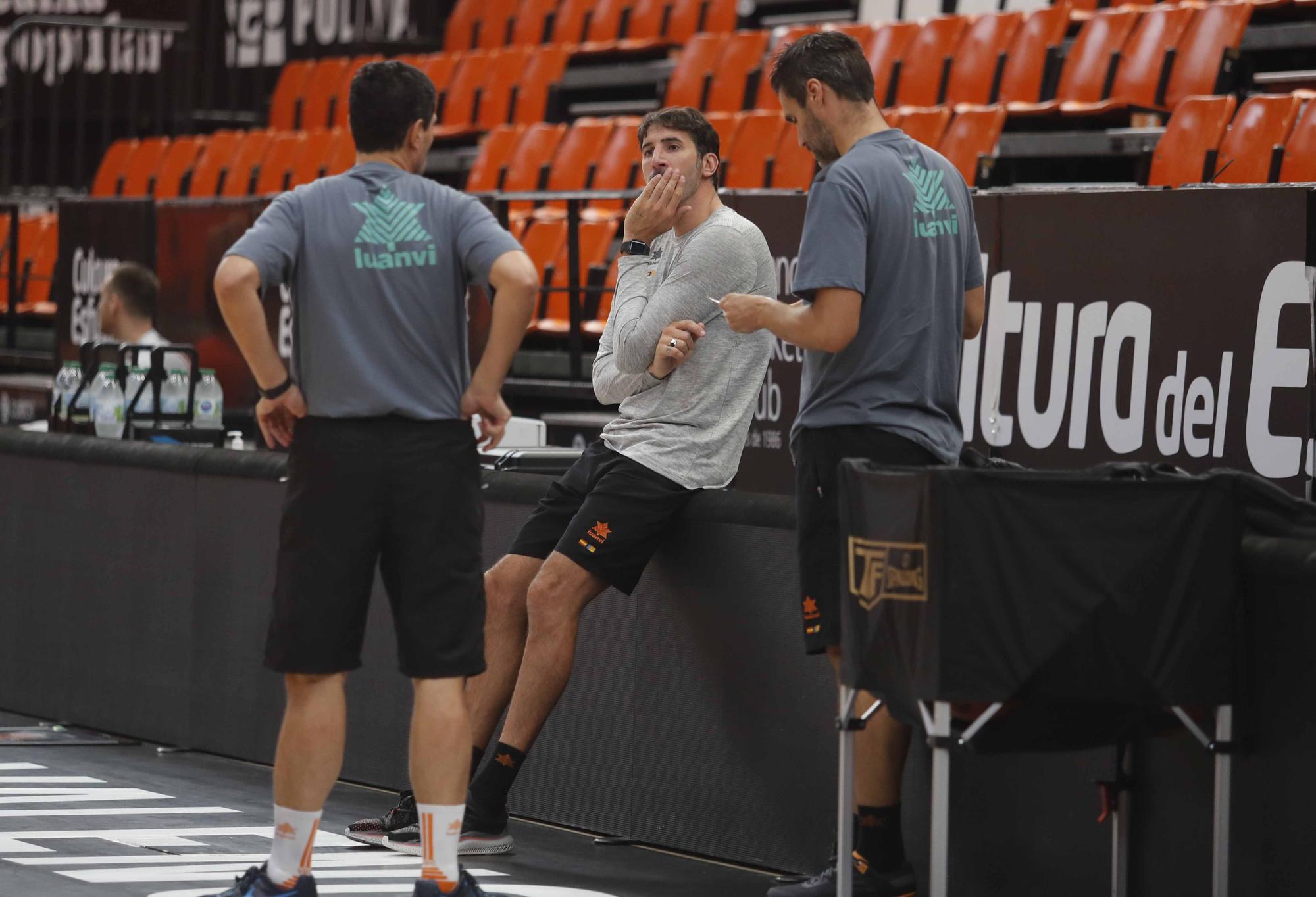 Así fue la sesión de entrenamiento para Valencia Basket