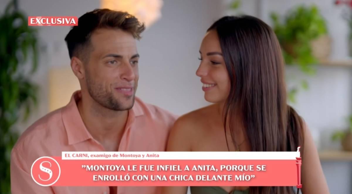 Montoya y Anita antes de entrar en 'La Isla de las Tentaciones'