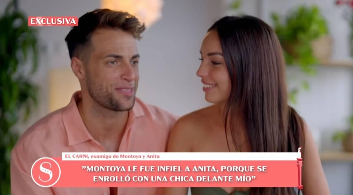 Montoya y Anita antes de entrar en 'La Isla de las Tentaciones'
