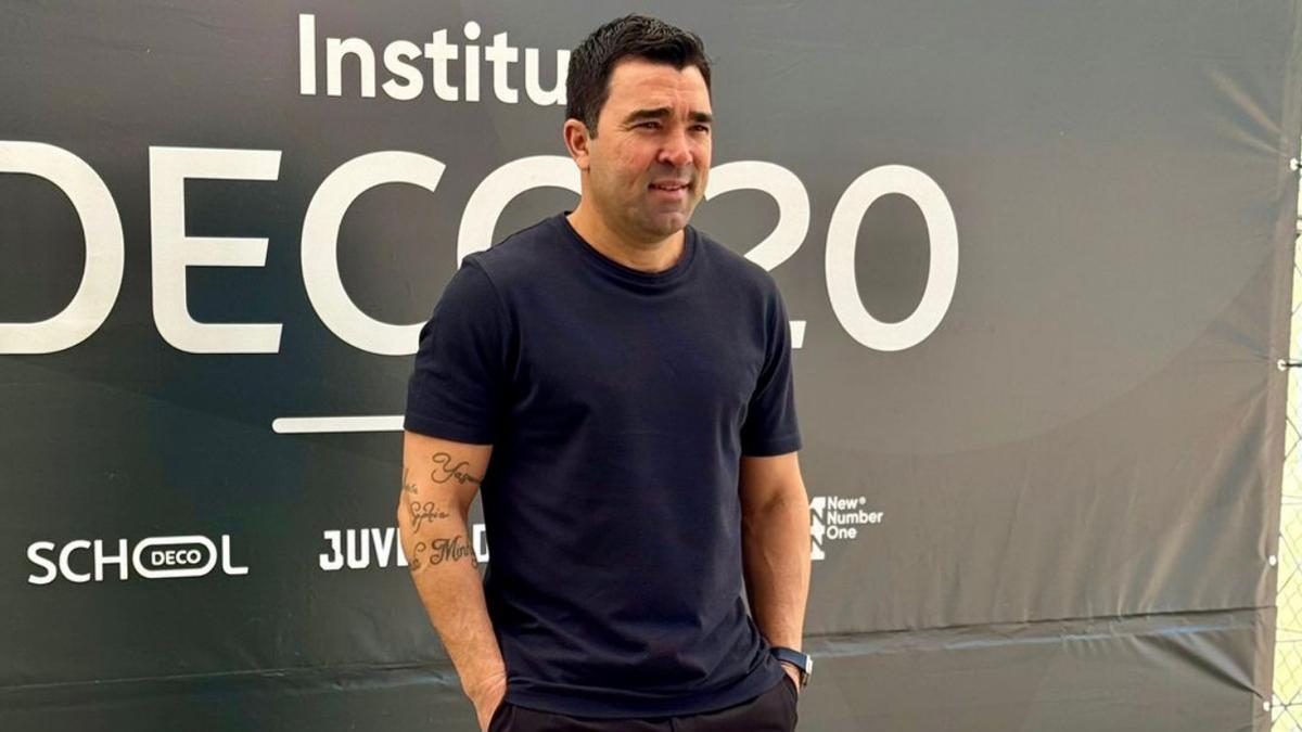 Deco, en el acto de relanzamiento del 'Instituto Deco 20'