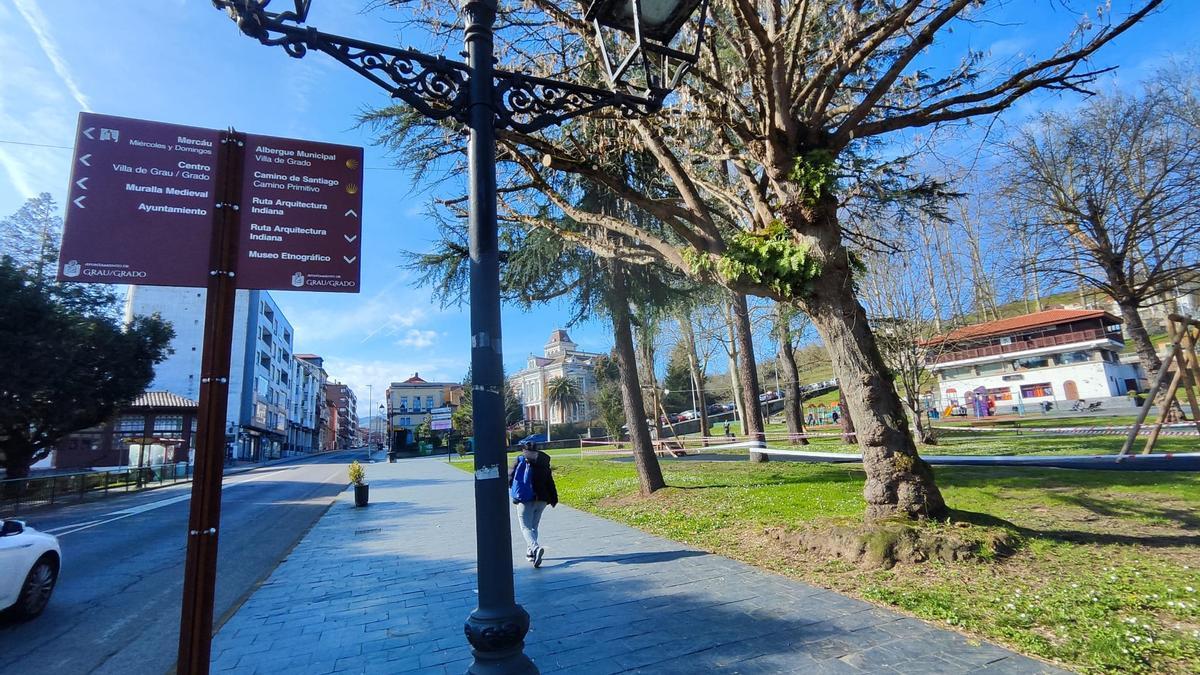 Zona de Grado donde se produjo el suceso.