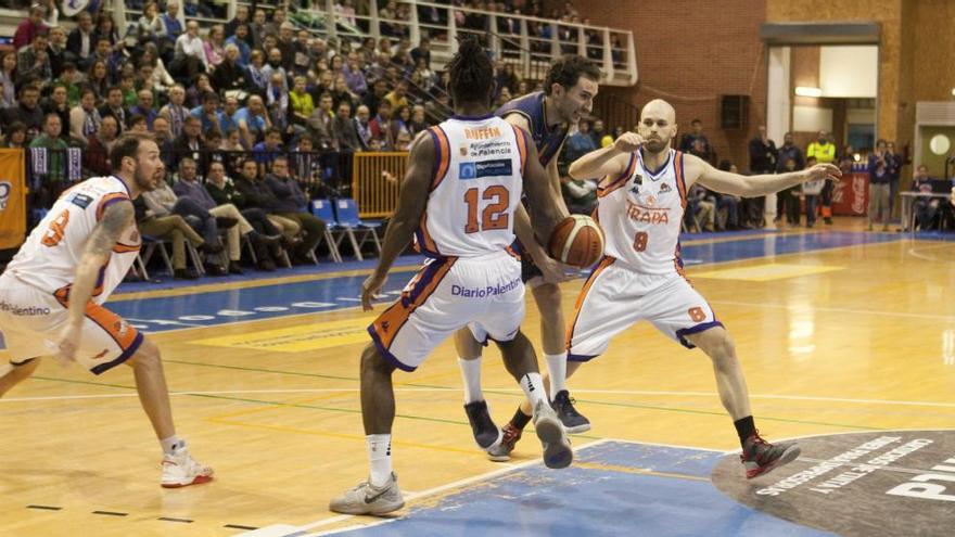 Épica remontada (73-72) del Oviedo Baloncesto frente al Palencia