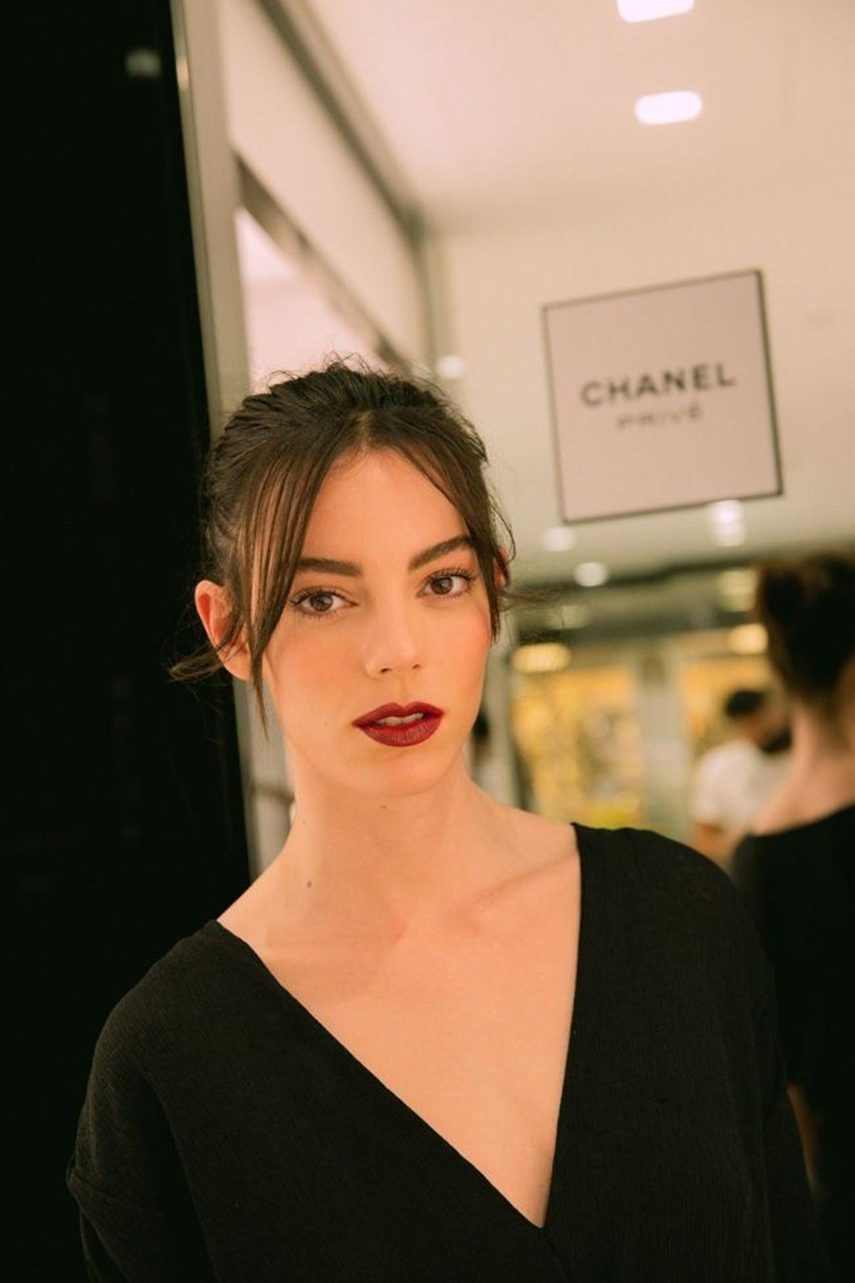 Vicky Luengo, con maquillaje de Iván Gómez para Chanel