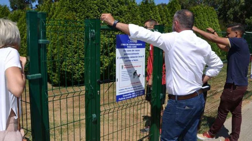 Nueva área canina abierta en A Barcala, en Cambre.