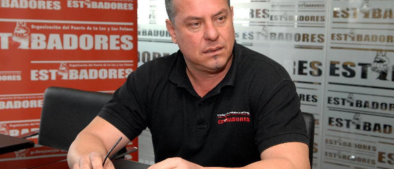 Miguel Rodríguez, presidente de la Asociación Sindical de Estibadores Portuarios de Las Palmas (Asep).