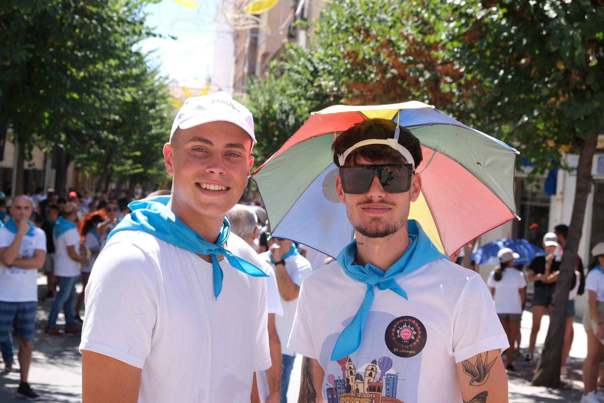 Segundo día de "Correr la traca" y suelta de globos de las Fiestas Mayores de Elda