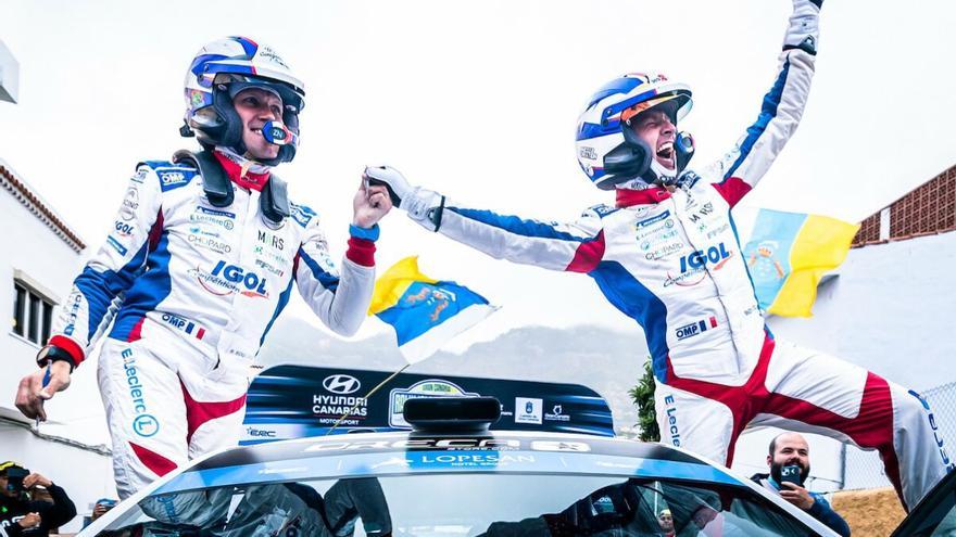 Yoann Bonato y Benjamin Boulloud, vencedores del 47 Rally Islas Canarias