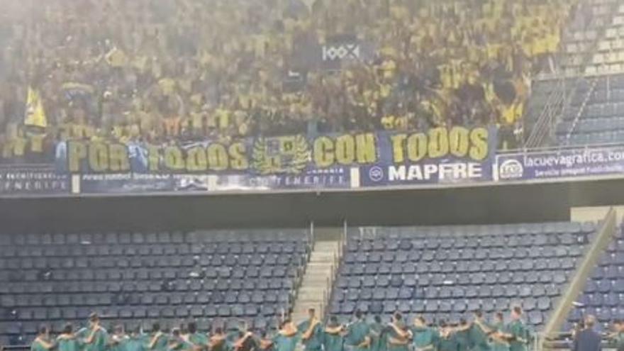 La marea amarilla anima a UD Las Palmas tras su derrota con CD Tenerife