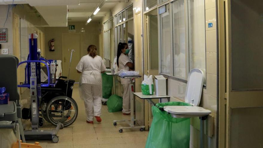 El passadís de la Unitat de Semicrítics de l&#039;Hospital Vall d&#039;Hebron