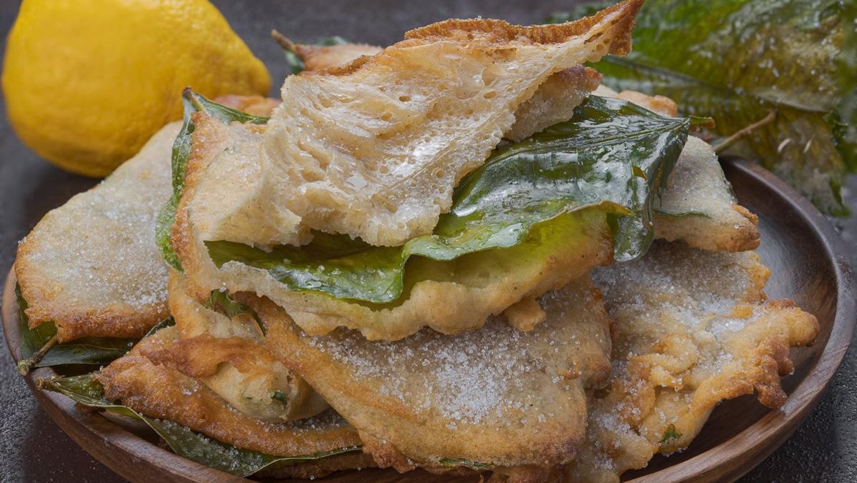 Los paparajotes de Pastel &amp; Co, hechos con hojas de limonero.