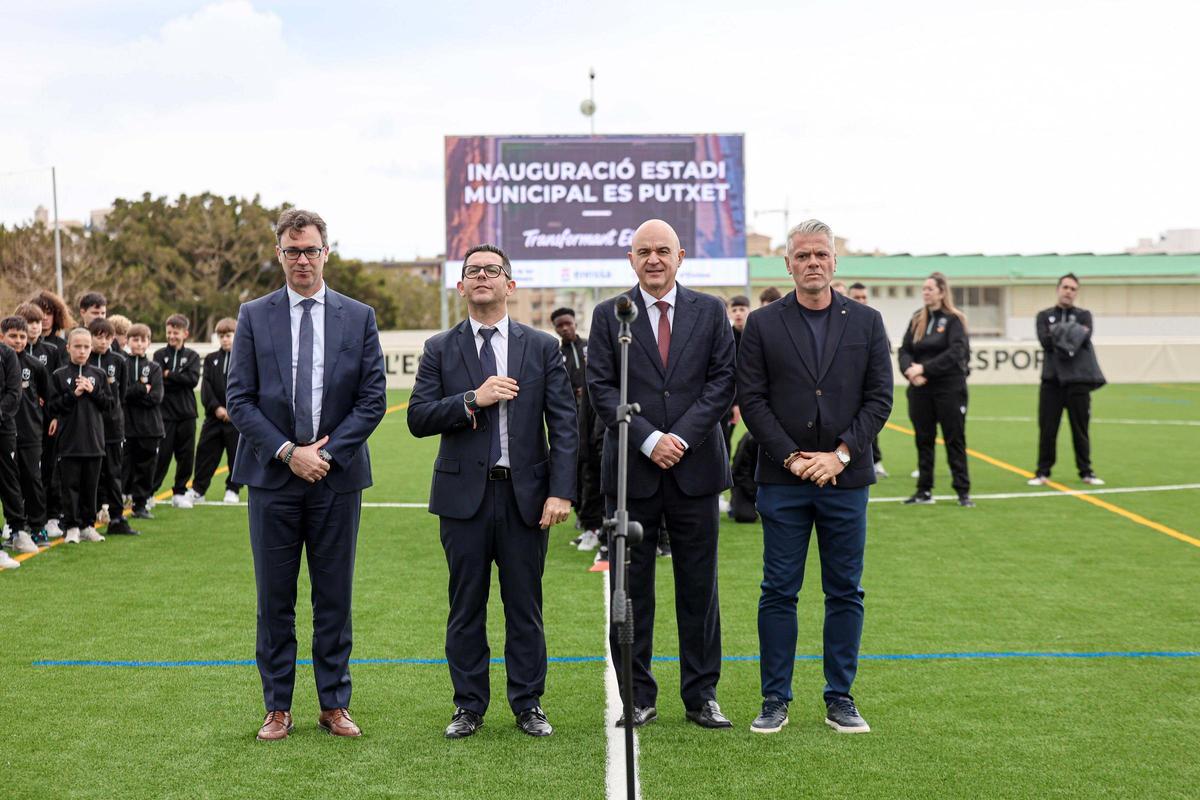 El nuevo estadio de Ibiza queda oficialmente inaugurado