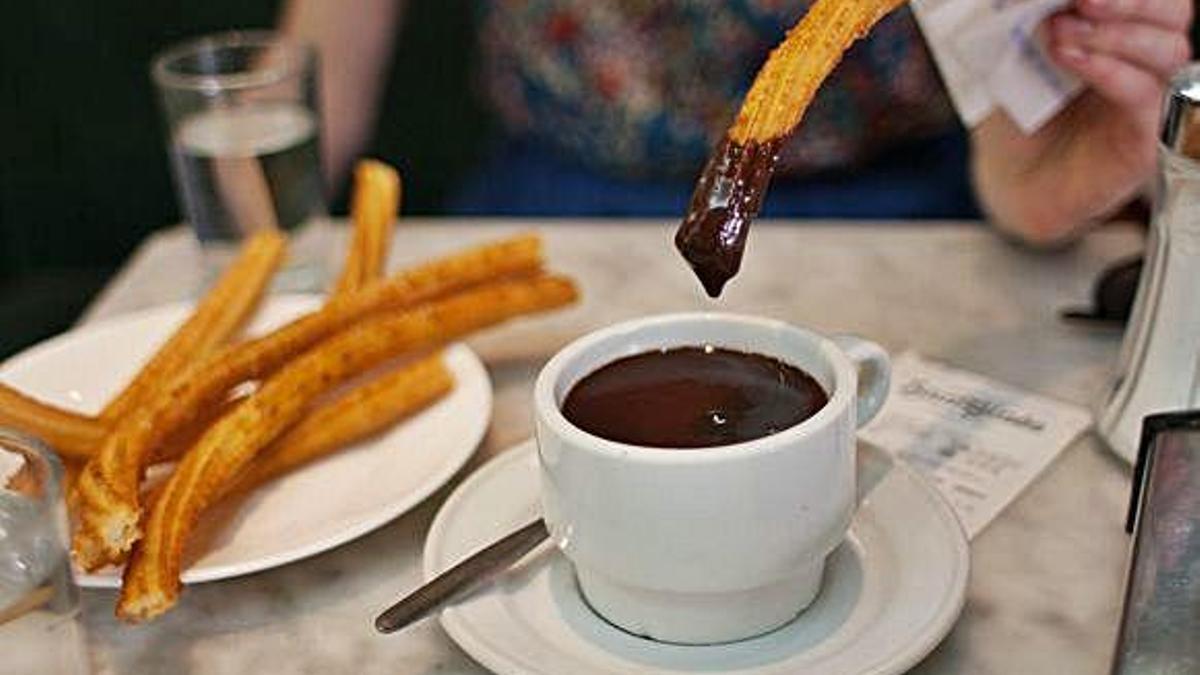 Los mejores churros con chocolate están en la capital de Gran Canaria