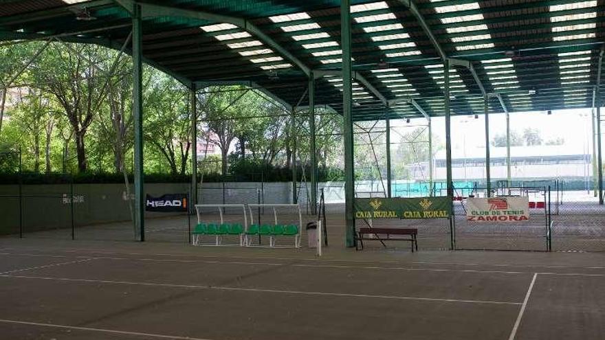 Imagen de las pistas de tenis de la Ciudad Deportiva.