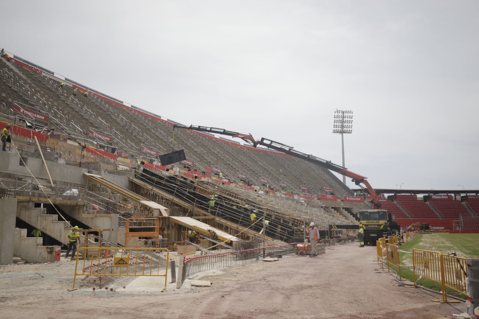 Umbauarbeiten in Son Moix - hier entsteht das neue Stadion von Real Mallorca