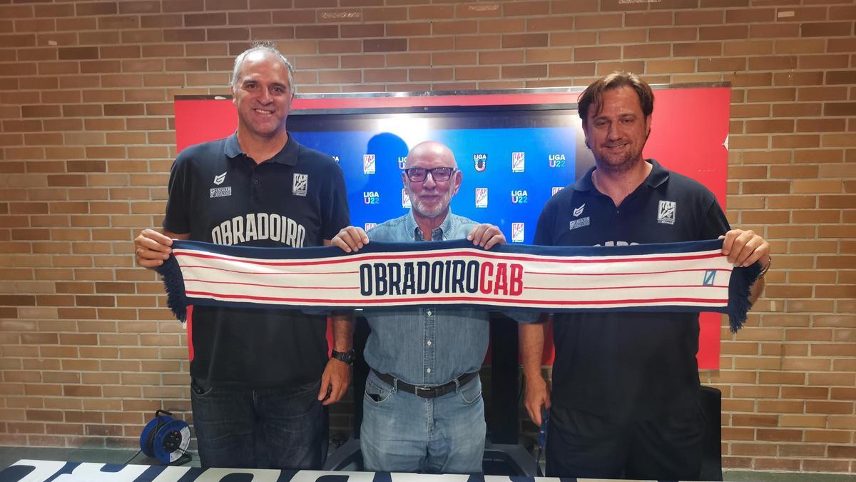 Desde la izquierda, Camilo Riveiro, Pepe Casal y Martín Guerreiro.