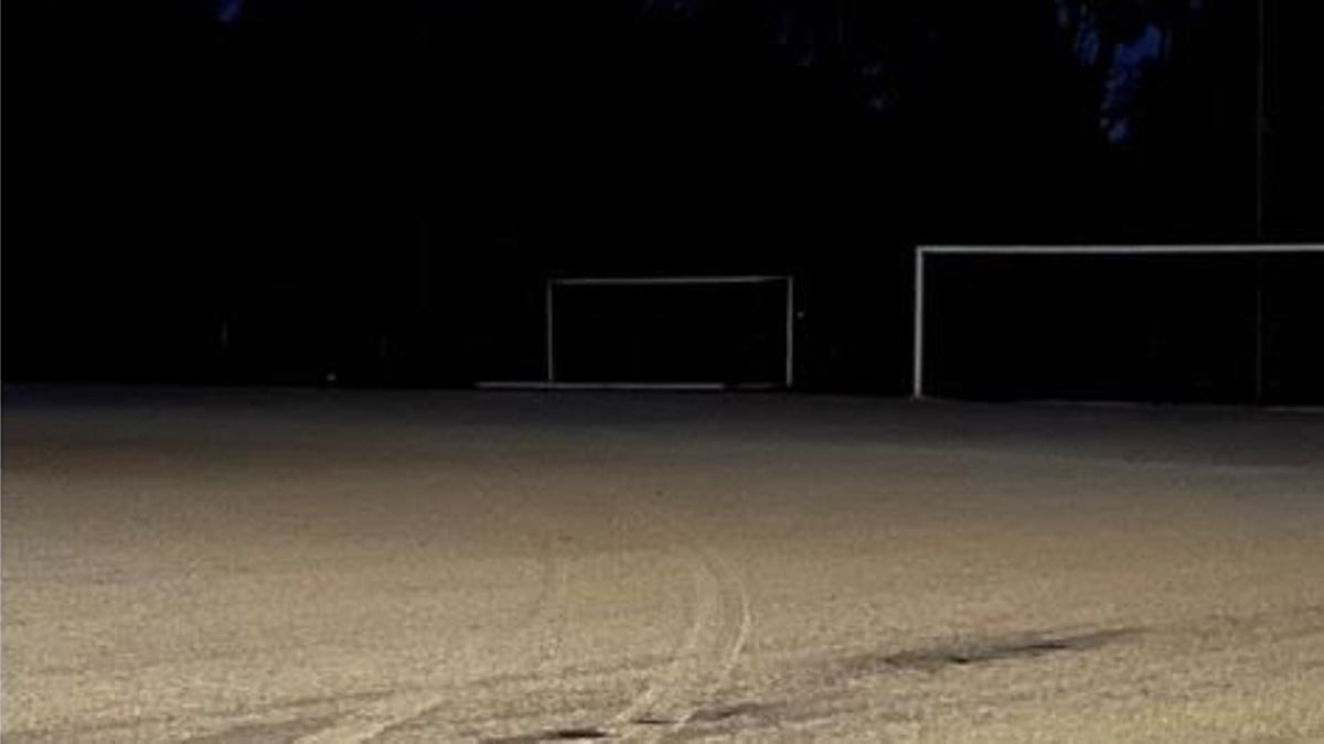 O campo do Club Atlético Fátima foi unha das instalacións locais que sufriron cortes de luz / club fátima