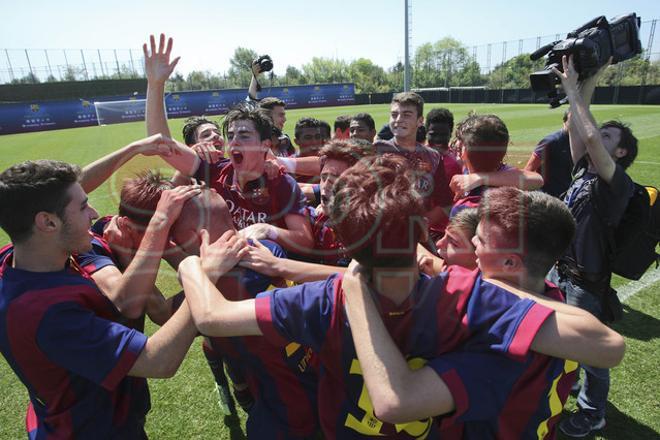 El FC Barcelona cadete, campeón de liga