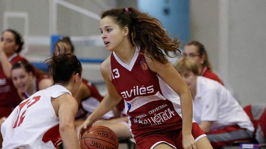 María José, del Innobasket, en el partido contra CDB Fodeba.