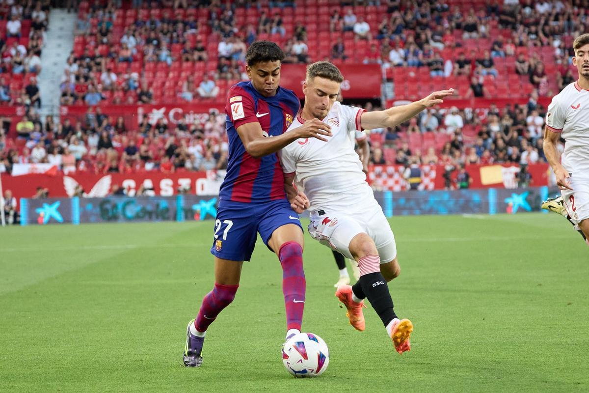 Sevilla FC - FC Barcelona, el partido de la jornada 38 de LaLiga EA Sports, en imágenes.