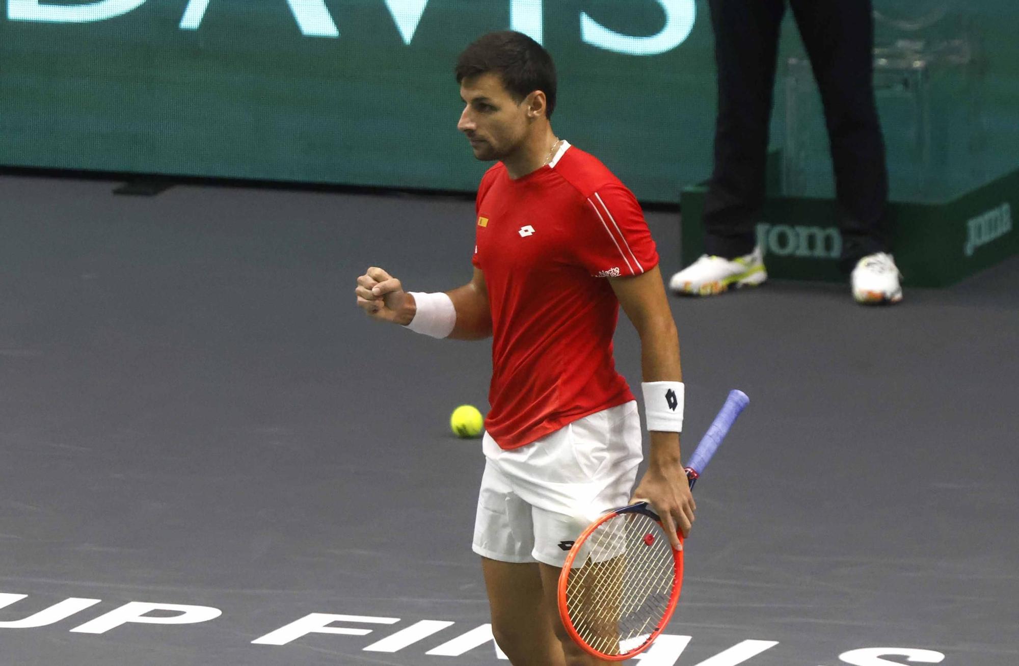Segunda jornada de Copa Davis, ya con Djokovic entrenando en L´Alqueria