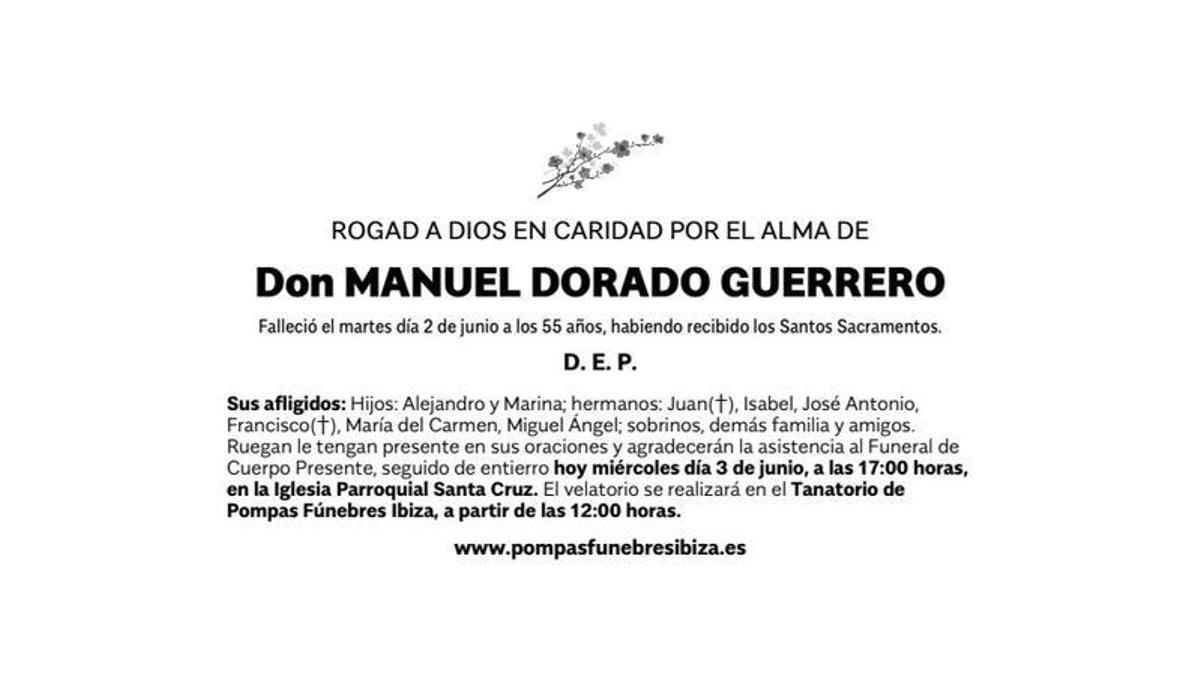 Don Manuel Dorado Guerrero