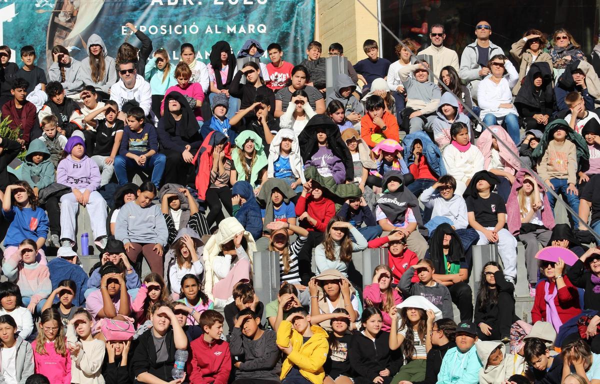 Muchos jóvenes han asistido al acto de hoy