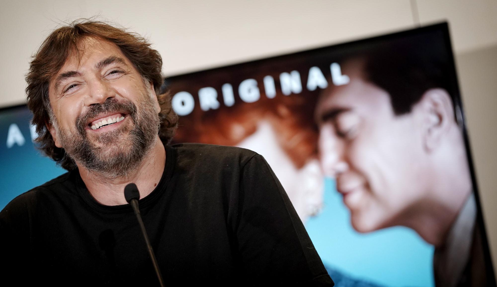 Javier Bardem durante la rueda de prensa después de conocer su nominación a los Oscar. FOTO JOSÉ LUIS ROCA