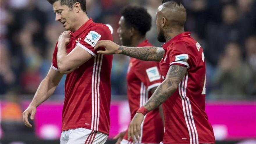 Lewandowski, baja ante el Madrid