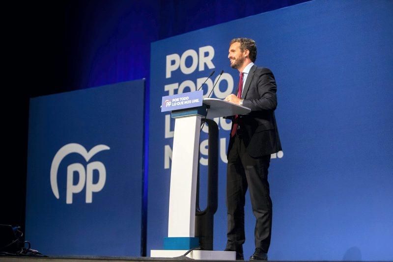 Mitin de Pablo Casado en Zaragoza el 6 de noviembre de 2019