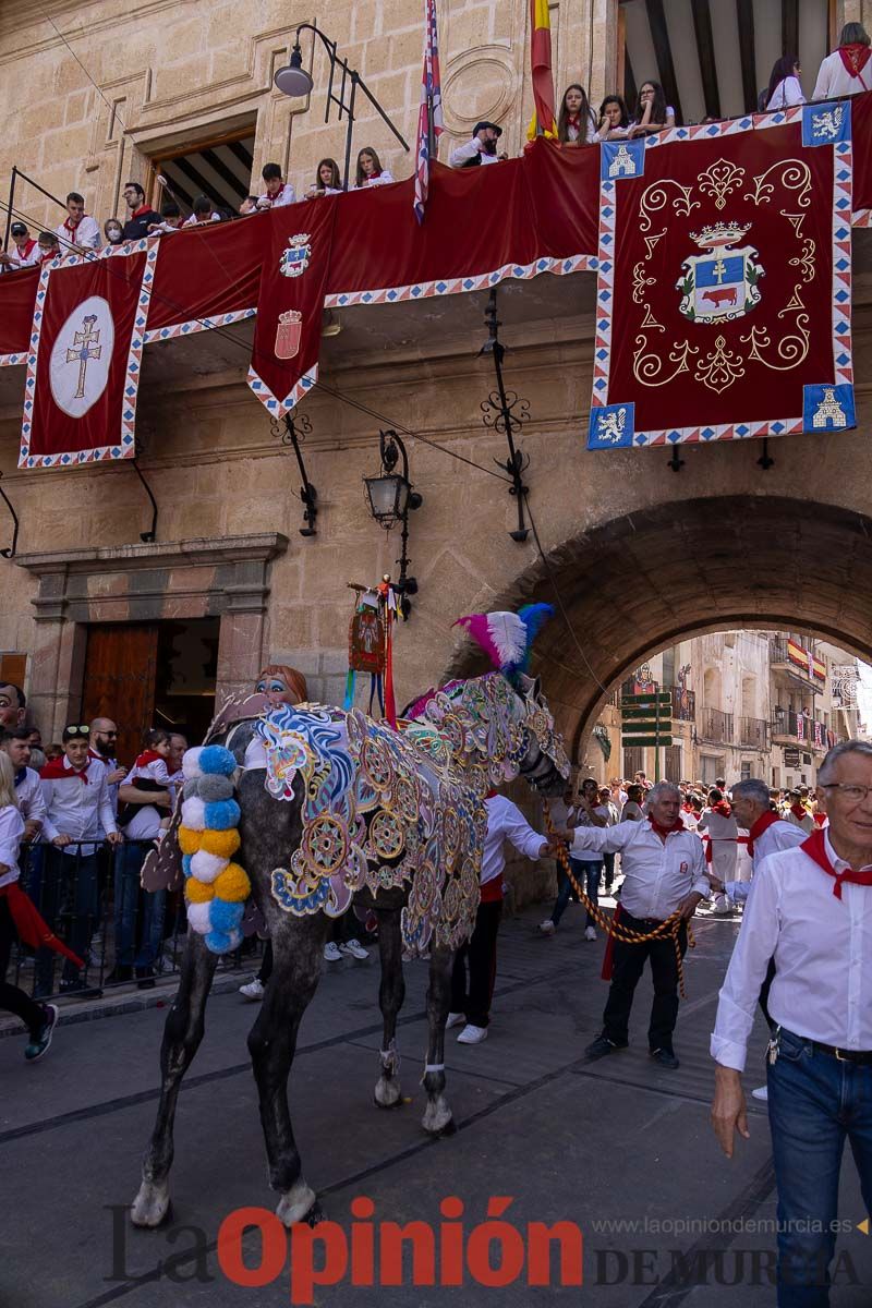 Recorrido Caballos del Vino día dos de mayo en Caravaca