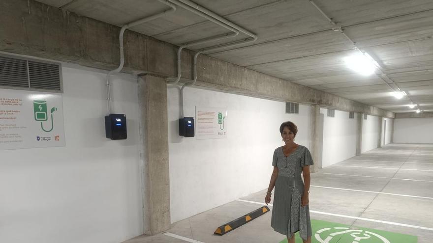 Mogán inaugura el edificio de aparcamientos del casco tras seis años de obras