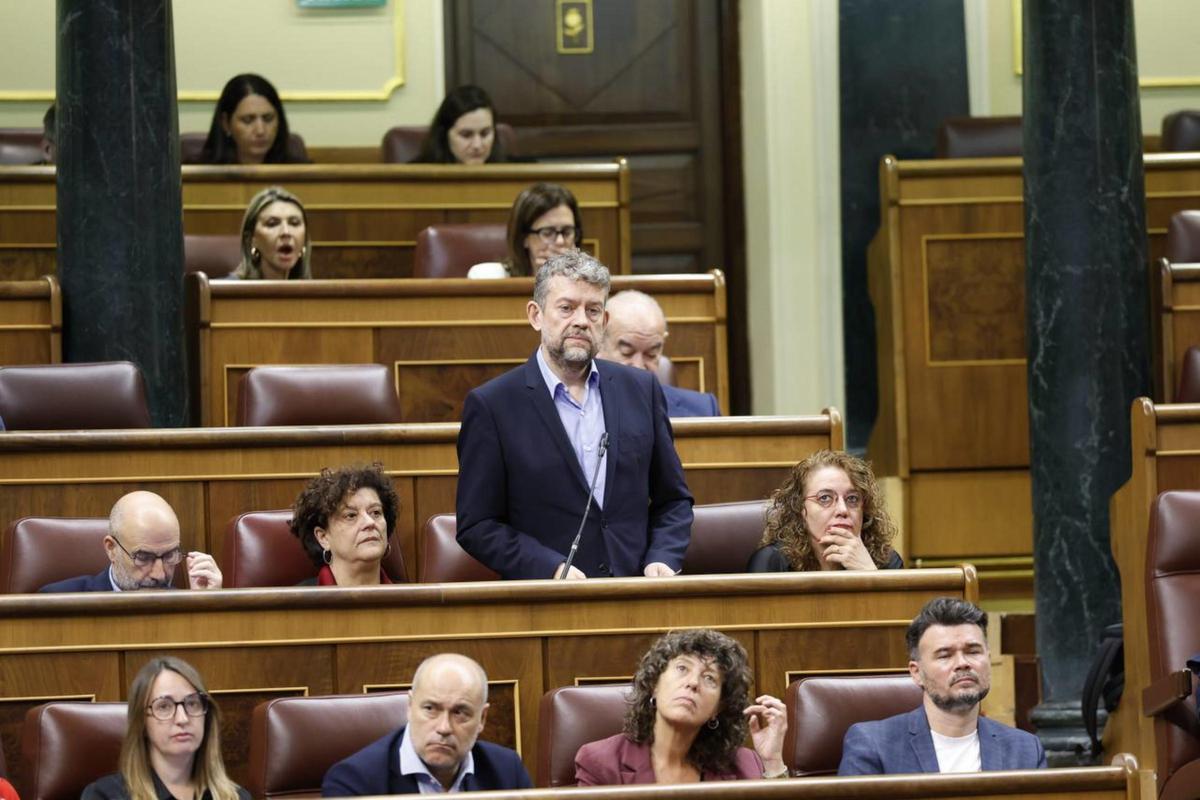 Recent image of Francesc-Marc Álvaro in a plenary session of Congress.