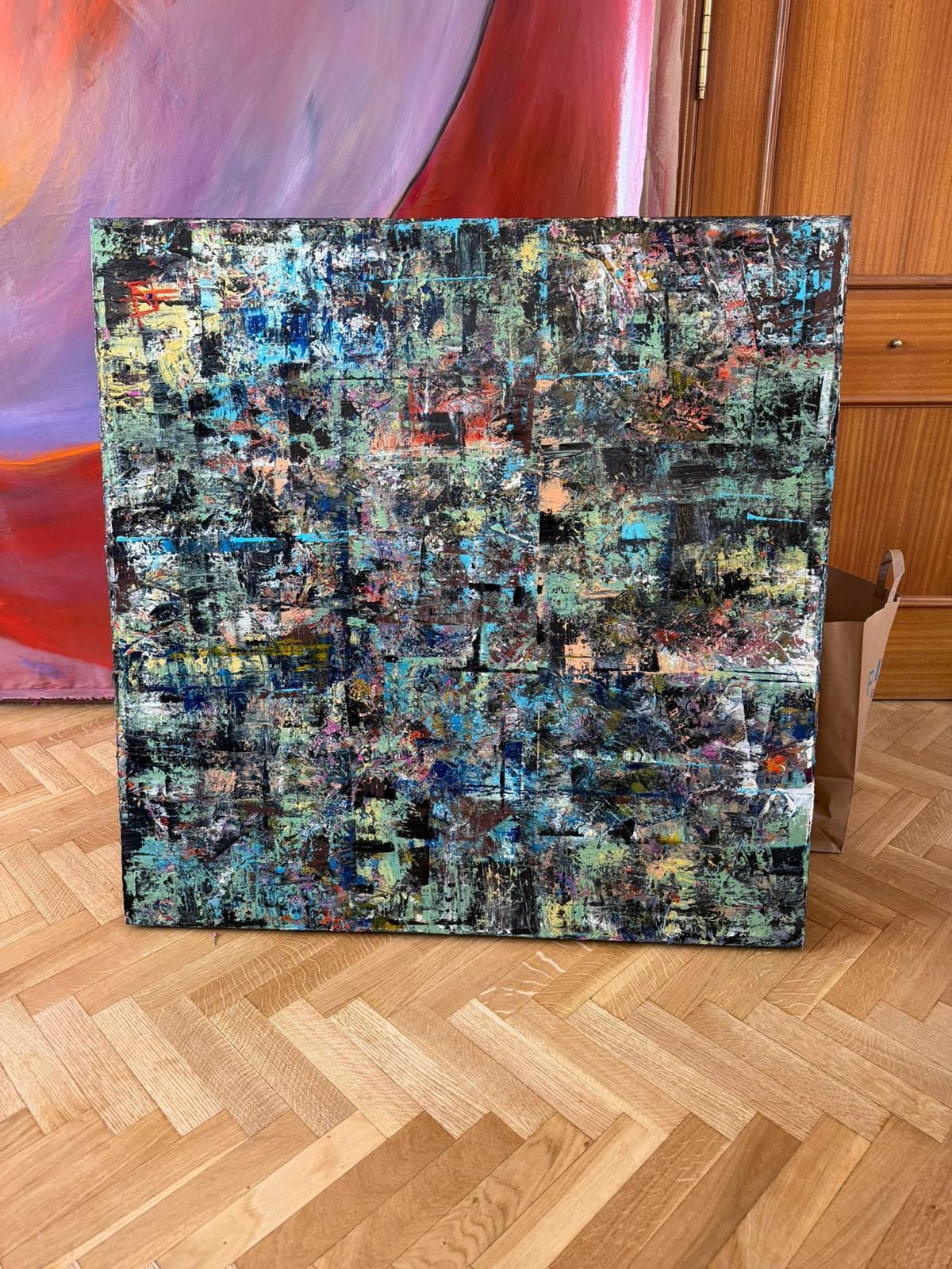 La obra que lleva al Louvre.