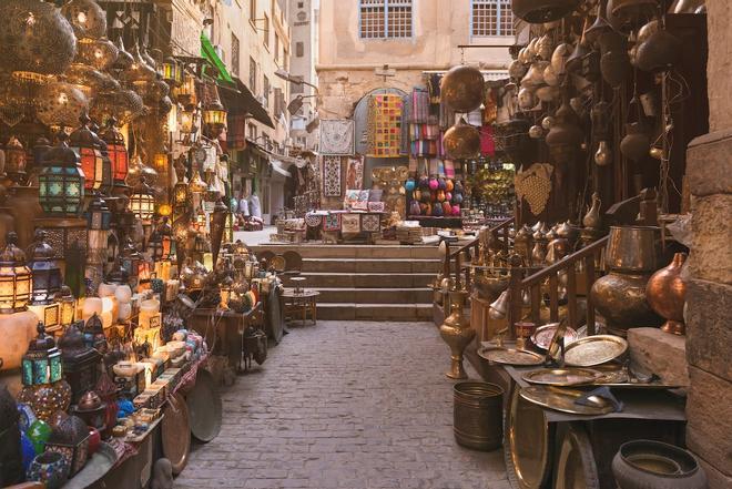 Khan al-Khalili Bazaar, Egipto