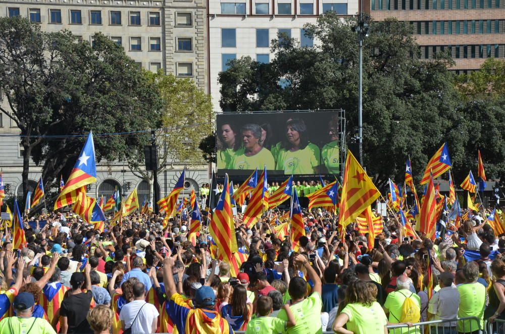 Mallorquines en la Diada de Barcelona