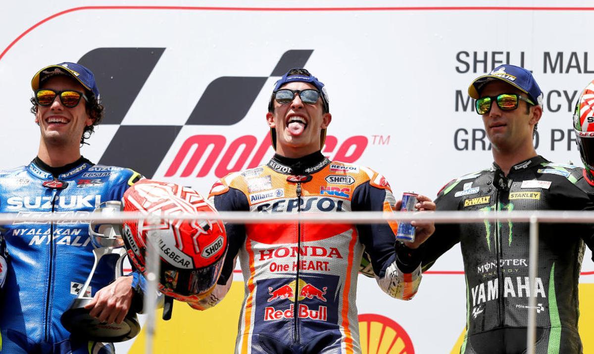 Las fotos de la victoria de Márquez en Malasia. Las fotos de la victoria de Márquez en Malasia.