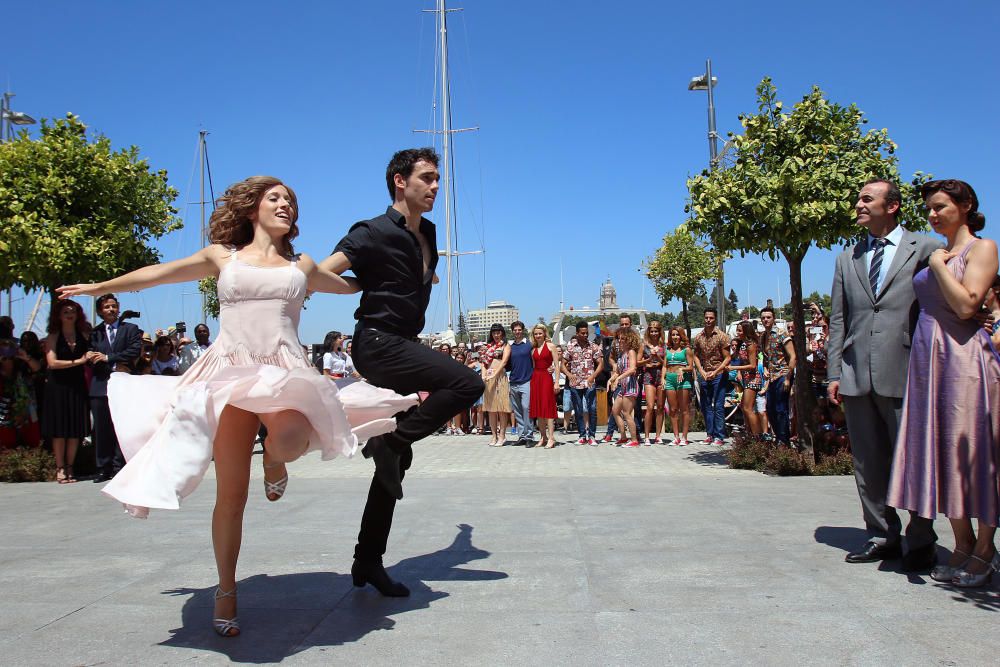 El musical Dirty Dancing sale a la calle en Málaga.