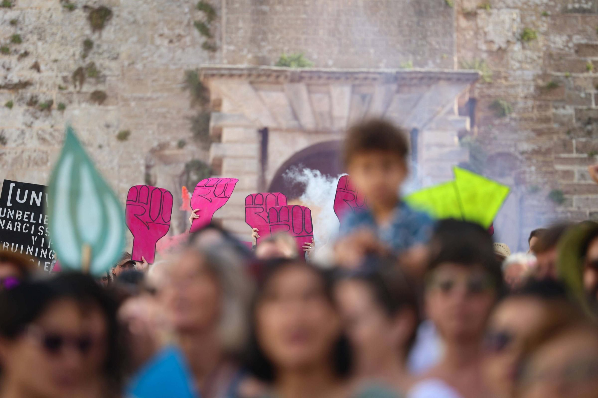Manifestación contra la masificación turística en Ibiza