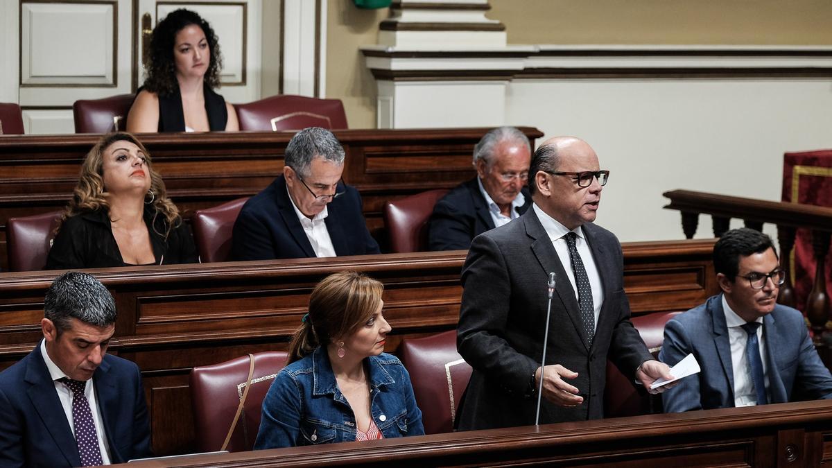 Barragán, en un pleno anterior a la pandemia.