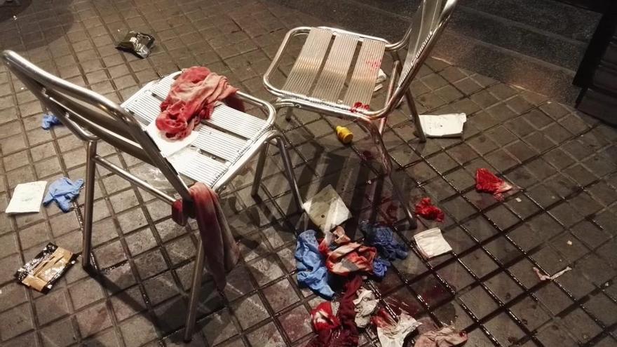 Herido grave un turista en una pelea con un mantero en Barcelona