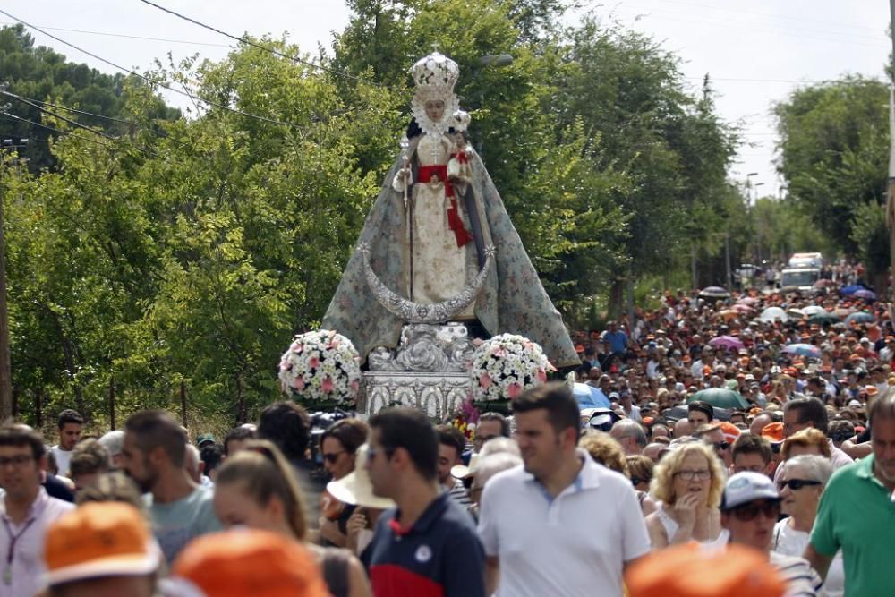 Bajada de la Virgen de la Fuensanta a Murcia