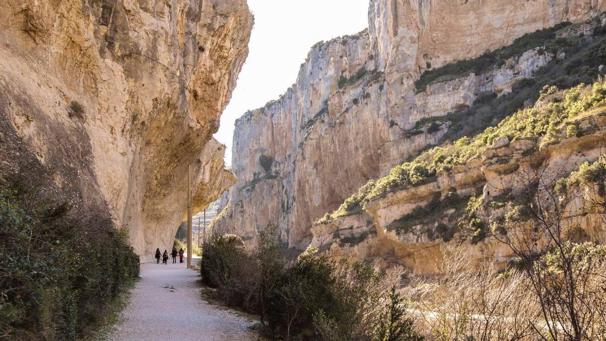 Foz de Lumbier, un cañón en Petilla de Aragón