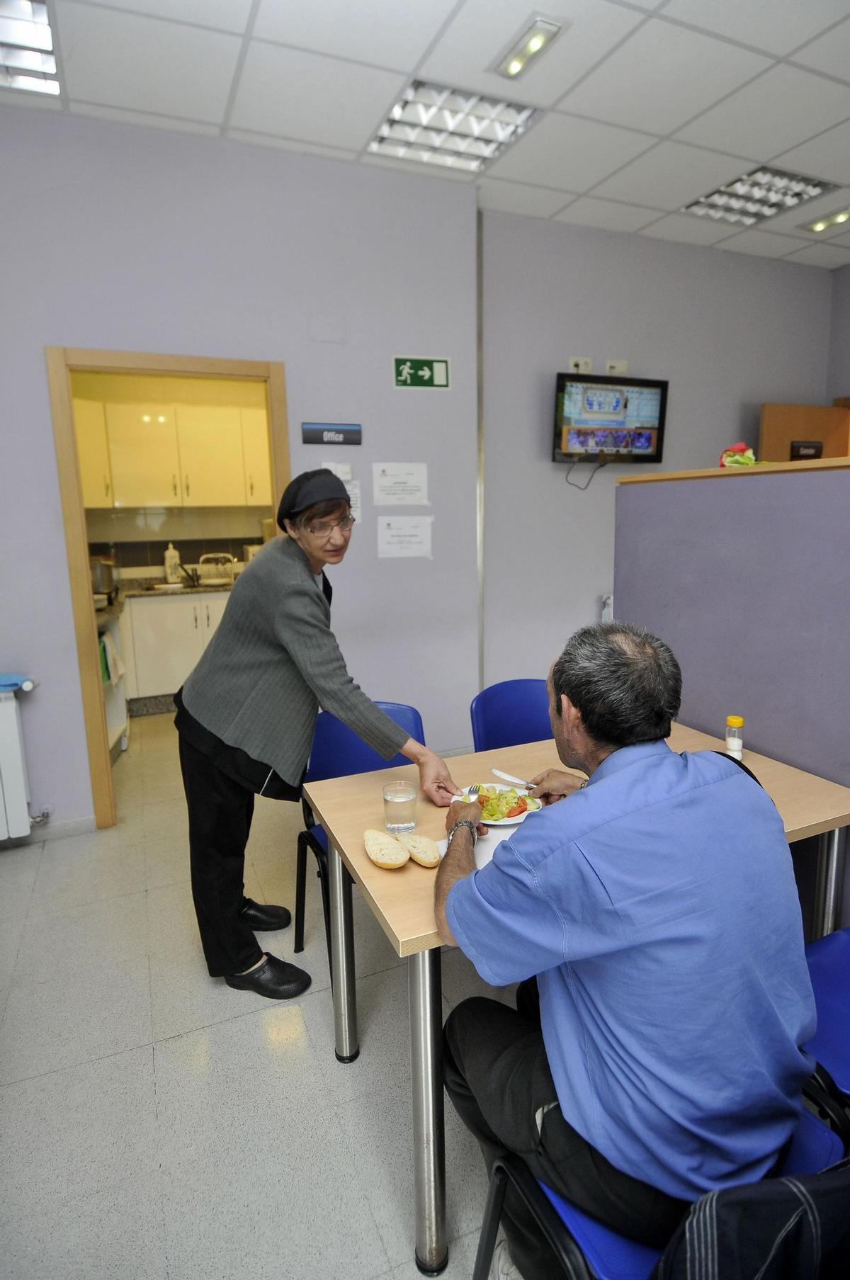 El comedor social de Langreo en una imagen de archivo