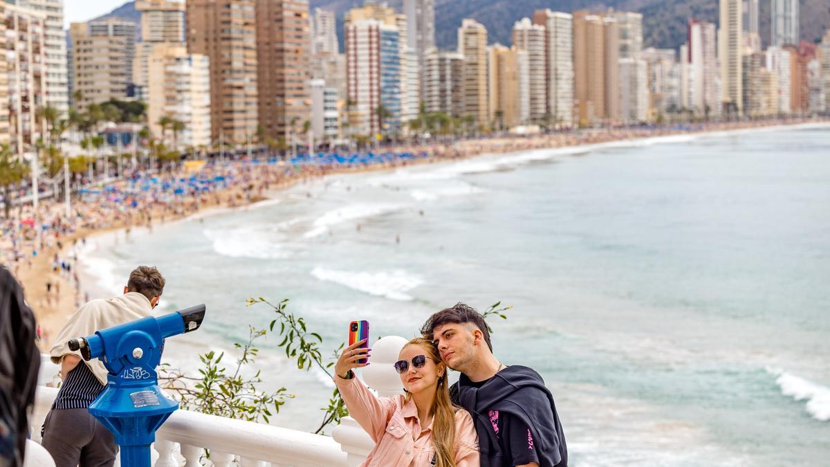 Un Benidorm con récord de turistas en Semana Santa.